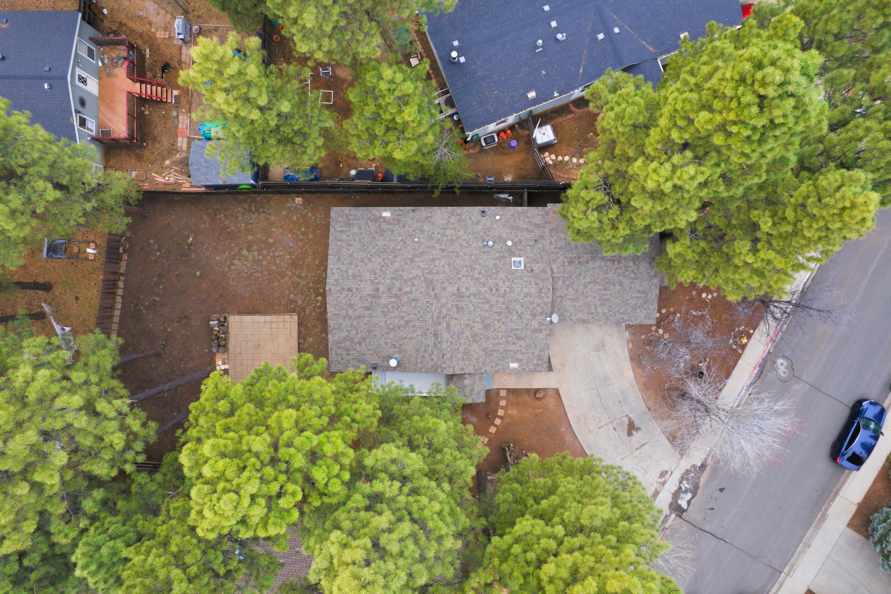 Flagstaff — top-down aerial