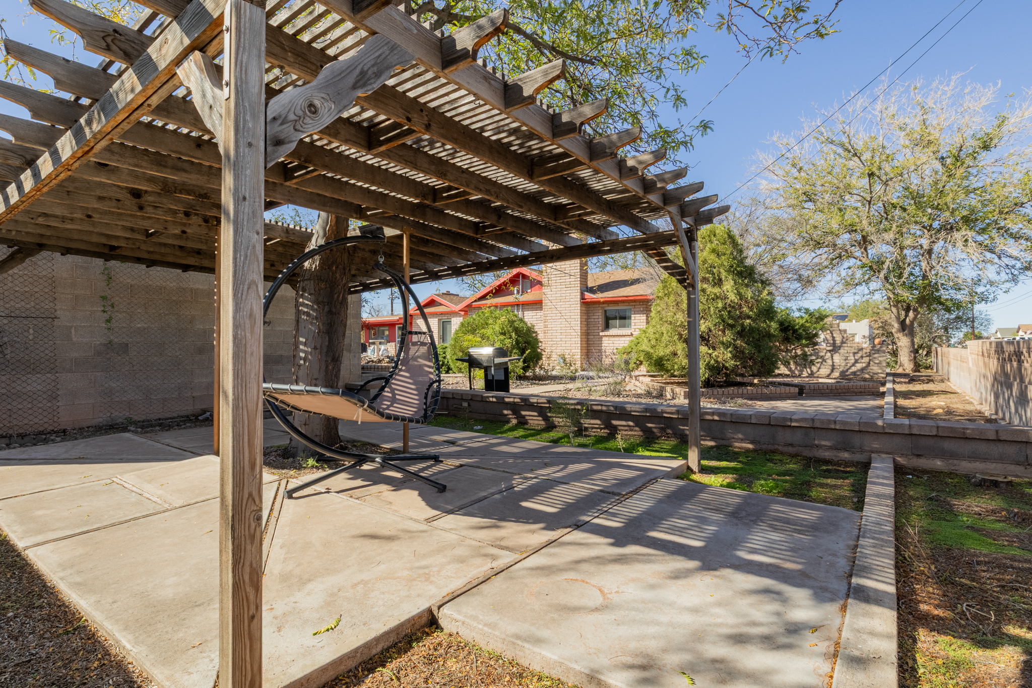 French Rd — backyard pergola