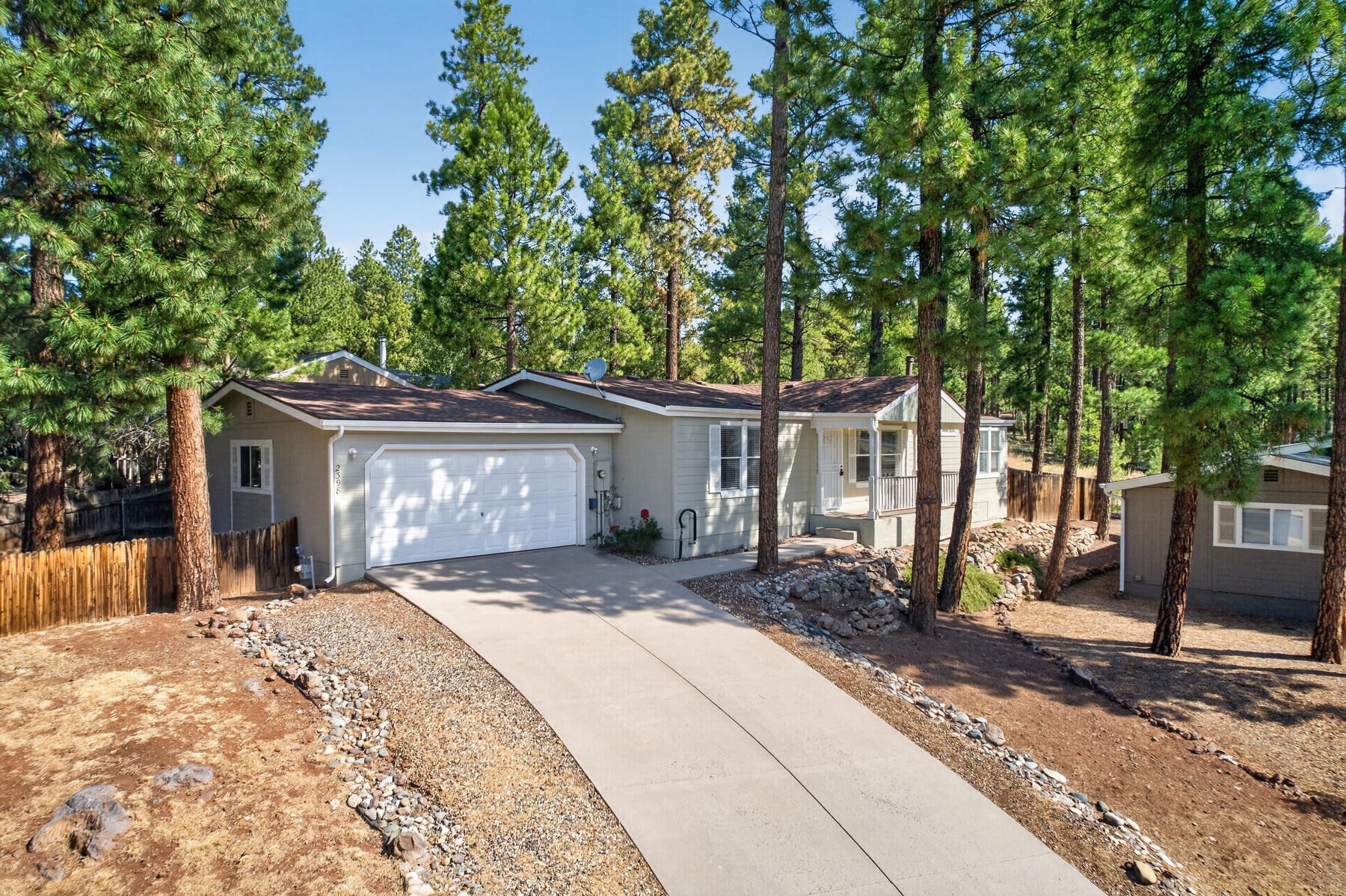 Home exterior in Northern Arizona