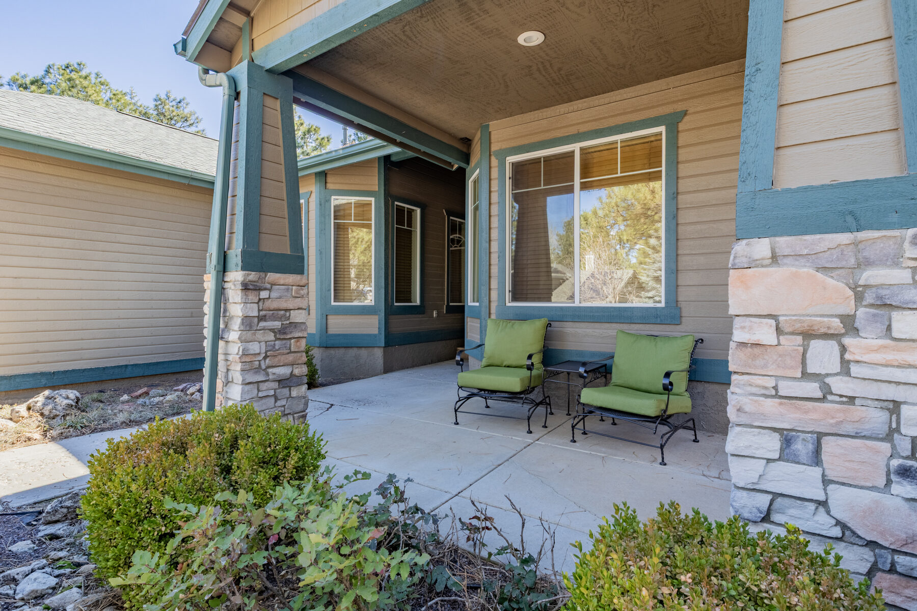Home exterior in Northern Arizona