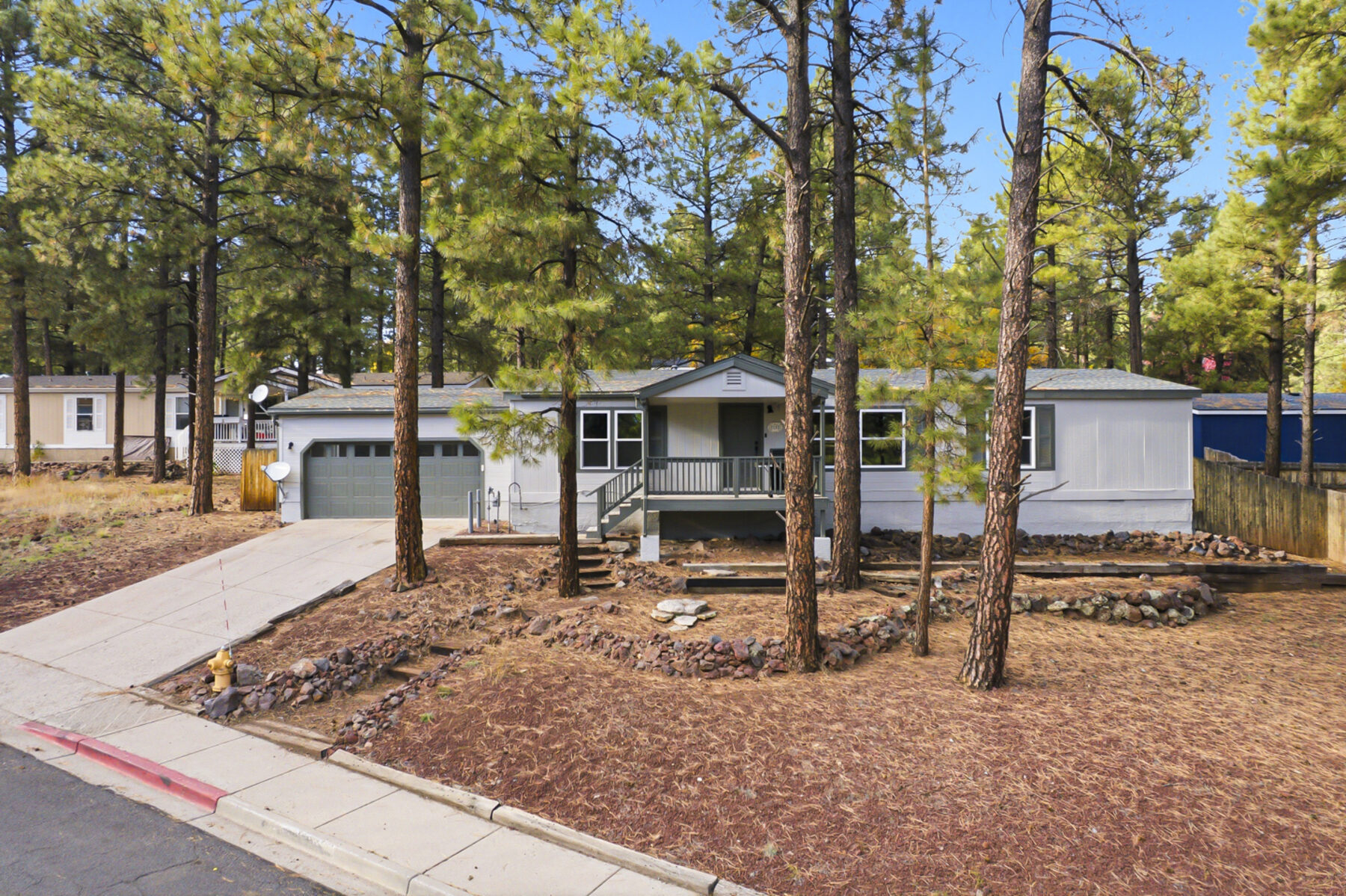 Home exterior in Northern Arizona