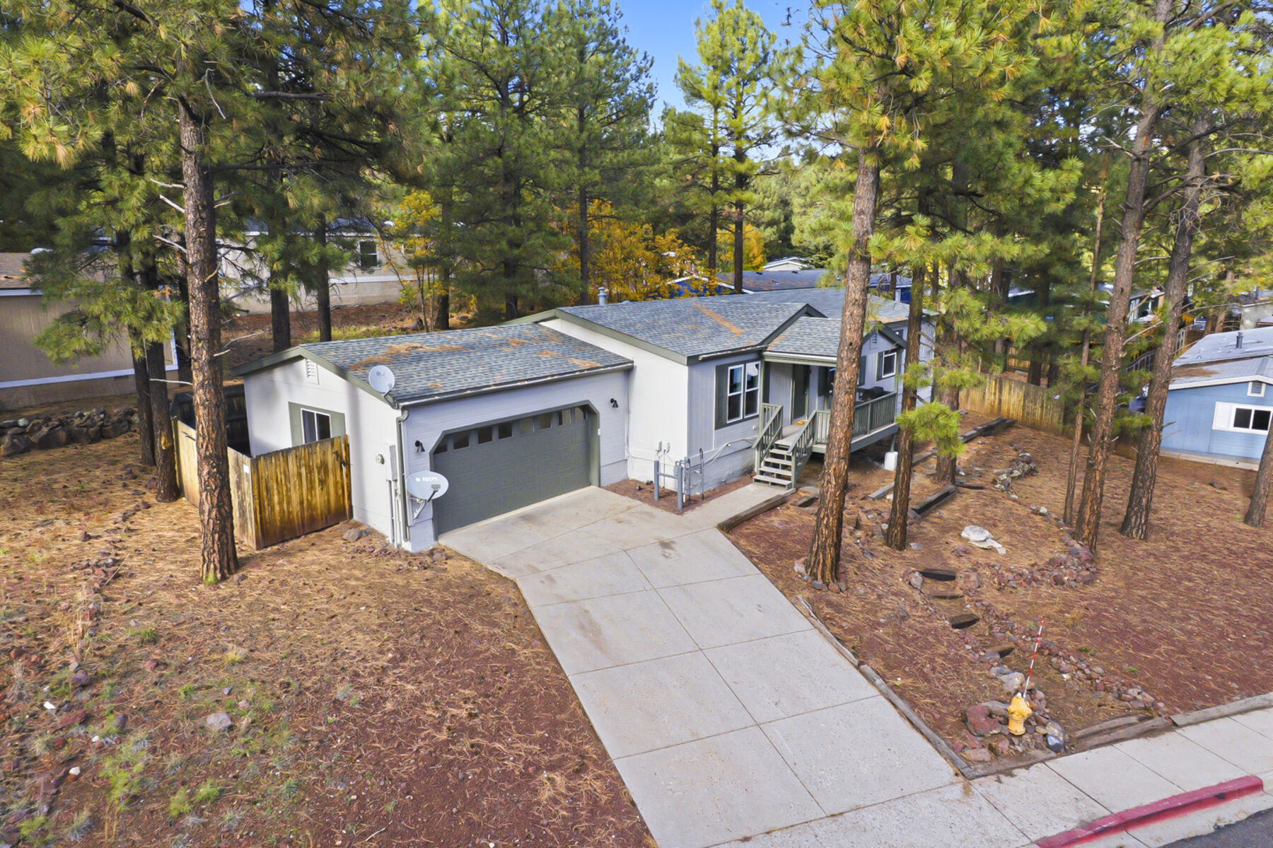 Home exterior in Northern Arizona